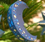 Ornament | Recycled Paper Board | Crescent Moon