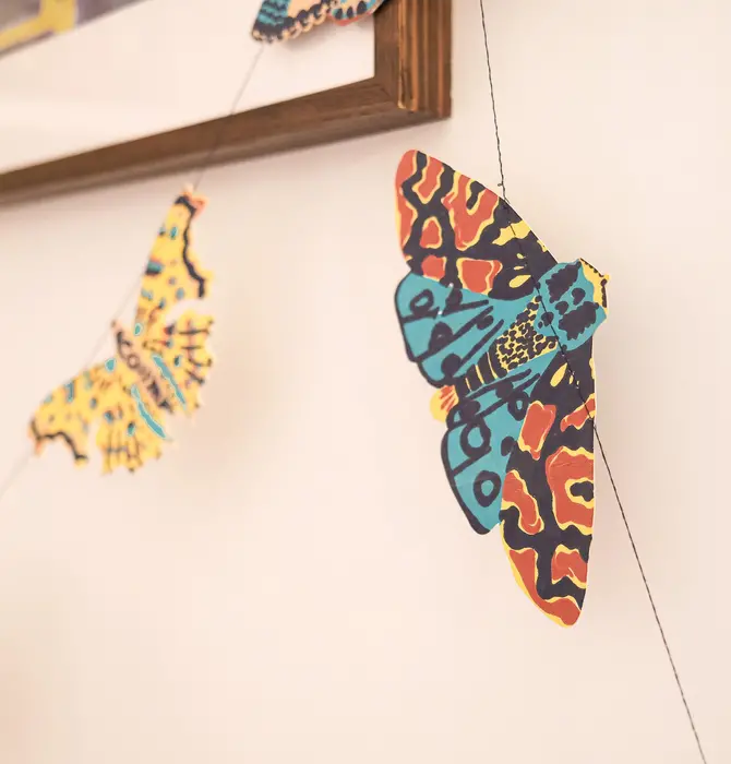 Garland | Recycled Cotton Paper | Moths