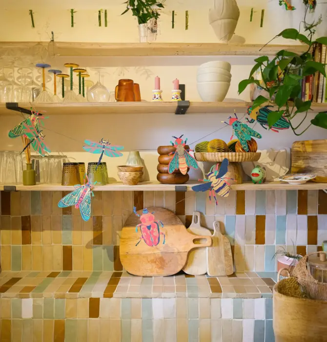 Garland | Recycled Cotton Paper | Insects