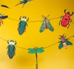Garland | Recycled Cotton Paper | Insects