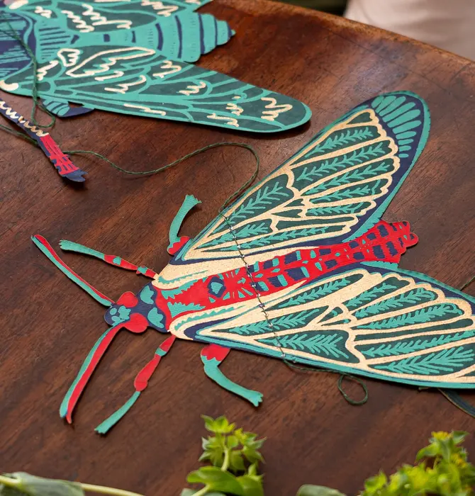 Garland | Recycled Cotton Paper | Insects