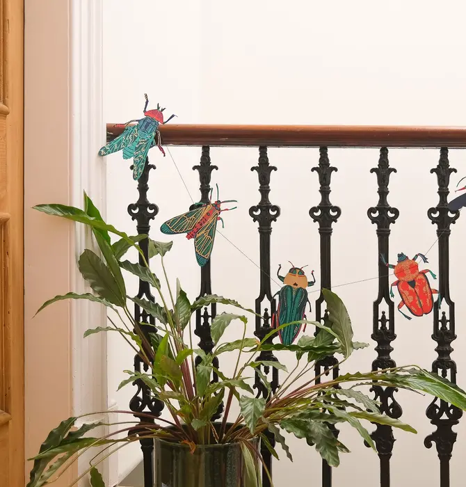 Garland | Recycled Cotton Paper | Insects