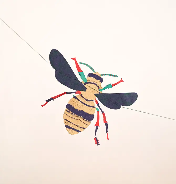 Garland | Recycled Cotton Paper | Insects