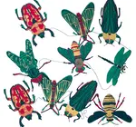 Garland | Recycled Cotton Paper | Insects