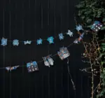 Garland | Recycled Cotton Paper | Haunted House