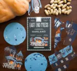 Garland | Recycled Cotton Paper | Haunted House