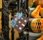 Garland | Recycled Cotton Paper | Haunted House