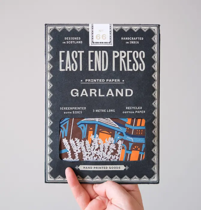 Garland | Recycled Cotton Paper | Haunted House
