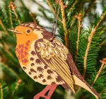 Ornaments | Recycled Cotton Paper | Winter Birds