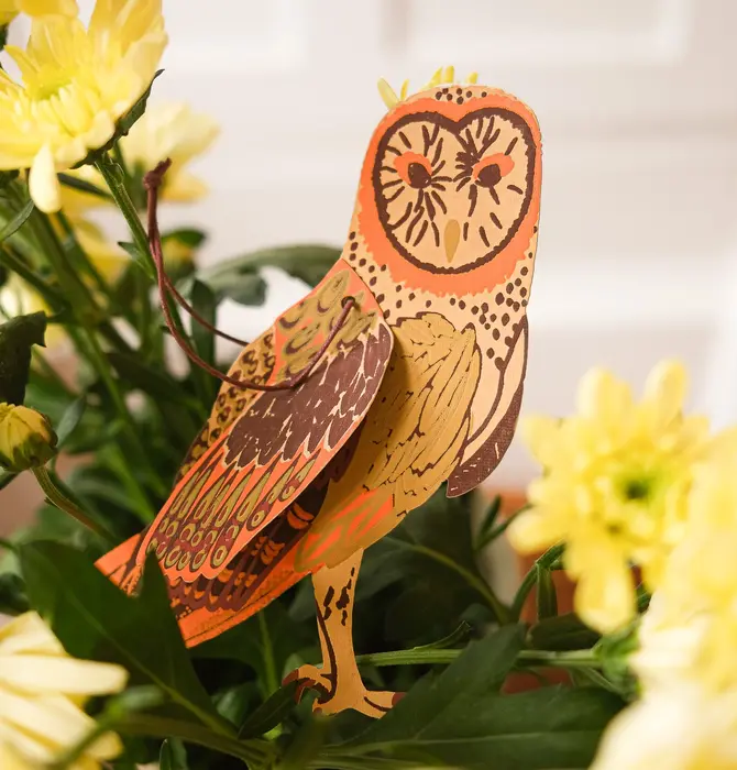 Ornaments | Recycled Cotton Paper | Winter Birds