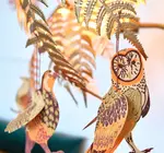 Ornaments | Recycled Cotton Paper | Winter Birds