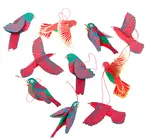 Ornaments | Recycled Cotton Paper | Party Birds