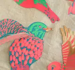 Ornaments | Recycled Cotton Paper | Party Birds