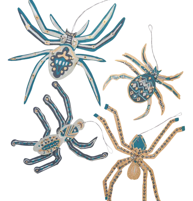 Ornaments | Recycled Cotton Paper | Spiders