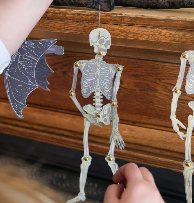 Ornaments | Recycled Cotton Paper | Dancing Skeletons