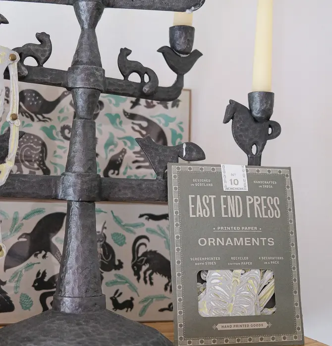 Ornaments | Recycled Cotton Paper | Dancing Skeletons