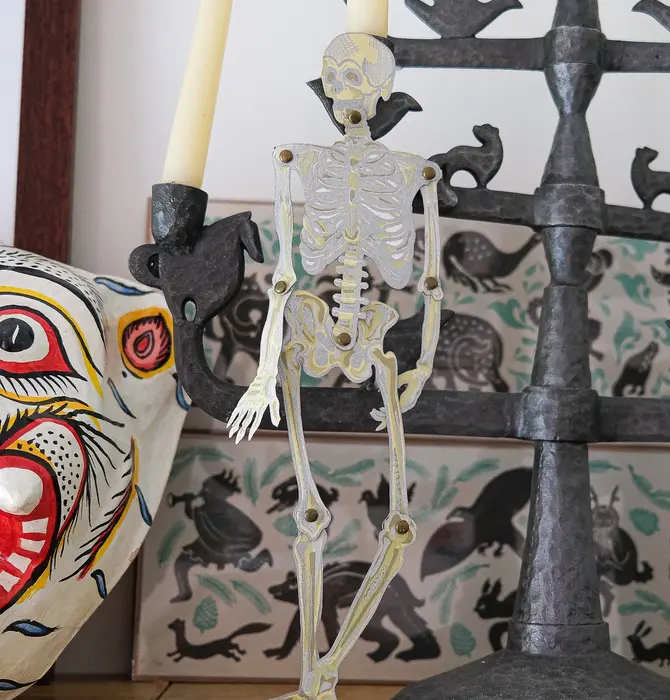 Ornaments | Recycled Cotton Paper | Dancing Skeletons