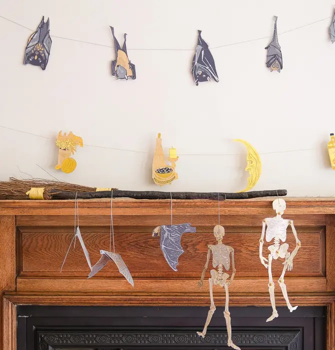 Ornaments | Recycled Cotton Paper | Dancing Skeletons