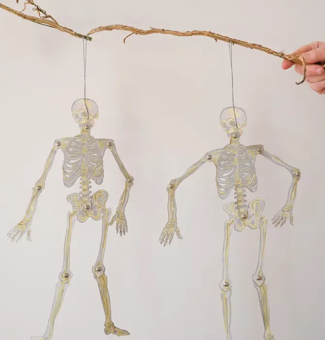 Ornaments | Recycled Cotton Paper | Dancing Skeletons
