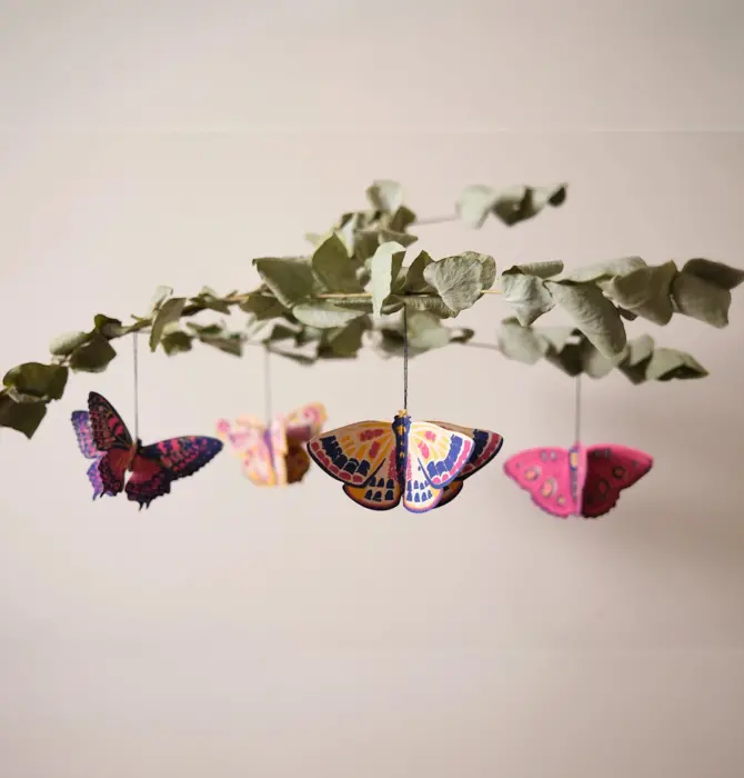 Ornaments | Recycled Cotton Paper | Butterflies