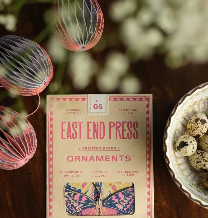 Ornaments | Recycled Cotton Paper | Butterflies