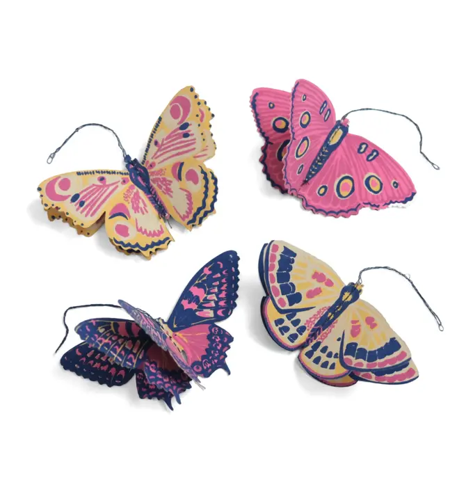 Ornaments | Recycled Cotton Paper | Butterflies