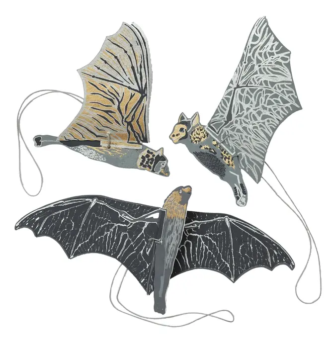 Ornaments | Recycled Cotton Paper | Bats