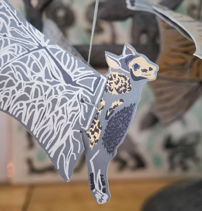 Ornaments | Recycled Cotton Paper | Bats