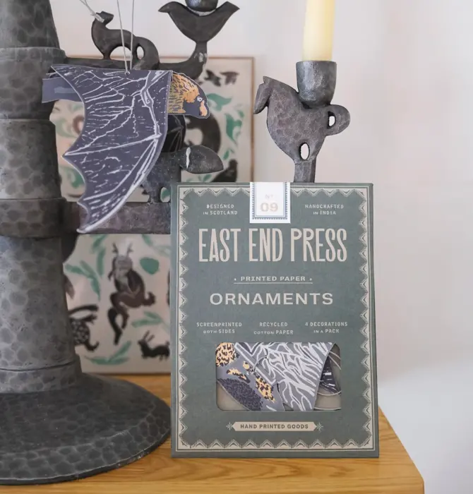 Ornaments | Recycled Cotton Paper | Bats