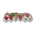 Ornament | 1" Paper Mache Ball | Hand-Painted Multicolor Assorted