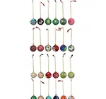 Ornament | 1" Paper Mache Ball | Hand-Painted Multicolor Assorted