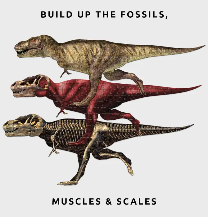 Puzzle | 360-Piece | T-Rex 3-Layer