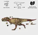 Puzzle | 360-Piece | T-Rex 3-Layer