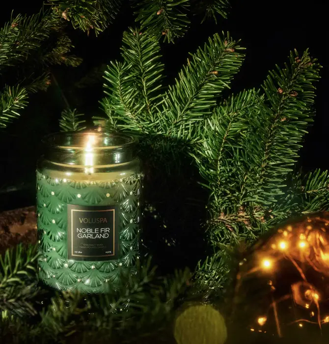 Candle | Noble Fir Garland