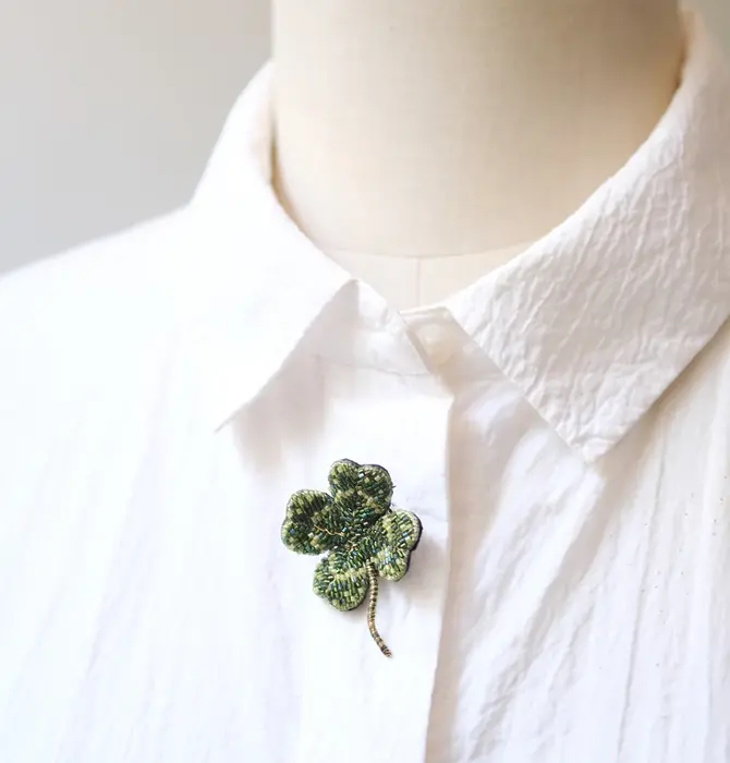Brooch Pin | Vintage Clover