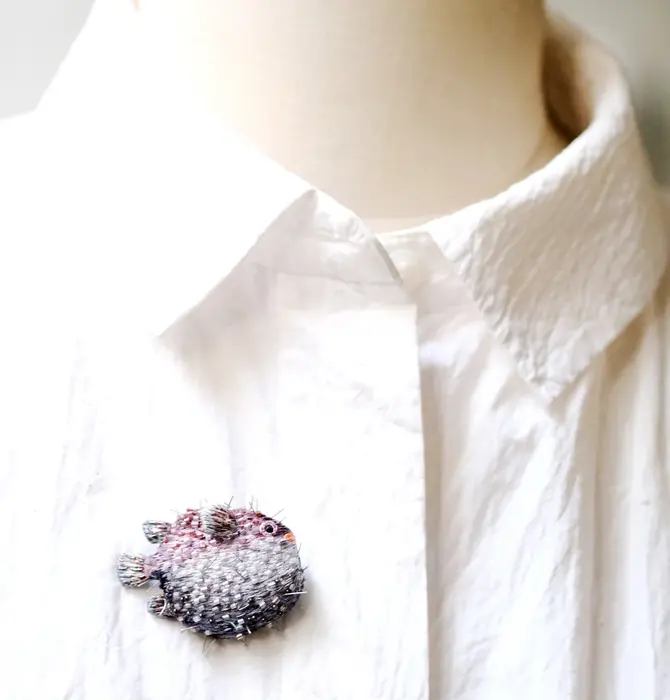 Brooch Pin | Puffer Fish