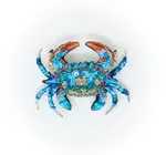 Brooch Pin | Ornate Blue Crab