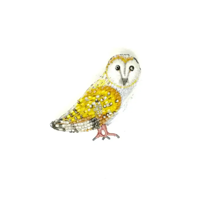 Brooch Pin | Golden Owl