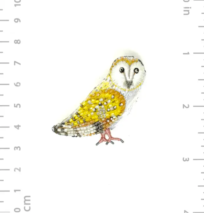 Brooch Pin | Golden Owl