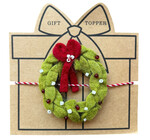 Gift Topper | Felt Wreath