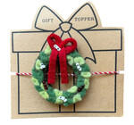 Gift Topper | Felt Wreath