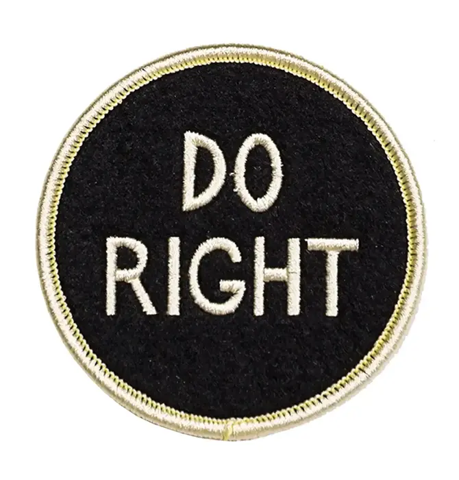 Patch | Embroidered | Do Right