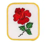 Patch | Iron-On | Red Rose