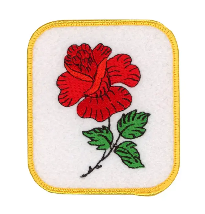 Patch | Iron-On | Red Rose