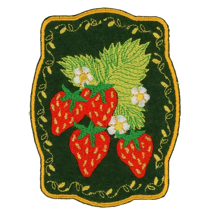 Patch | Iron-On | Strawberries