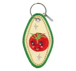 Keychain | Embroidered | Hello Darlin' (Tomato)