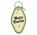 Keychain | Embroidered | Hello Darlin' (Tomato)