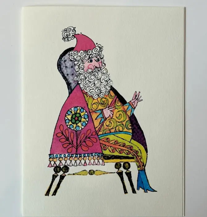 Card | Christmas | Folk Santa