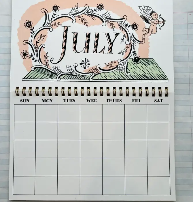 Wall Calendar | Perpetual Monthly Agenda