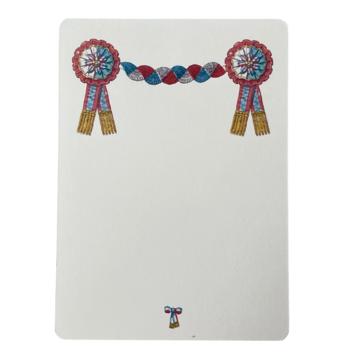 Notecards | Box Set of 8 | Ribbon Medallions